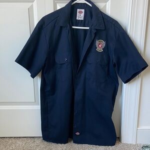 Dickies Beer Logo Buttoned Shirt